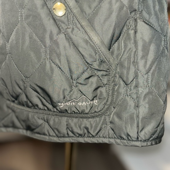 Women's Quilted Jacket‎ - Black - Picture 3 of 8